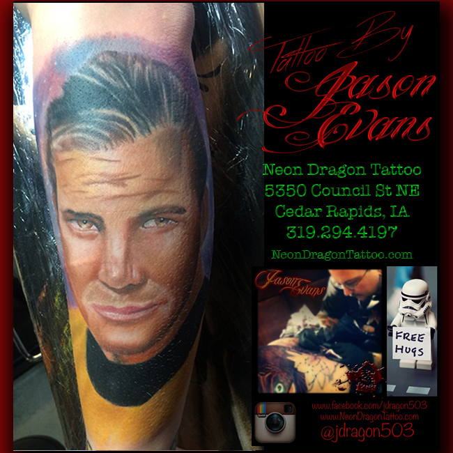 Tattoo done by Jason Evans at Neon Dragon Tattoo in Cedar Rapids Iowa body art